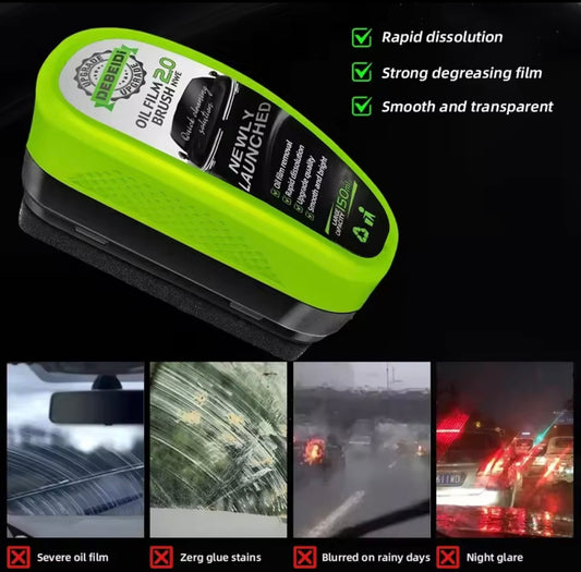 Car glass clear vision